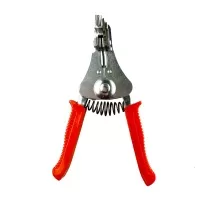 Кабелерез, съемник изоляции полуавтоматический, красные ручки, «Maximum» MX 02715 (3366)